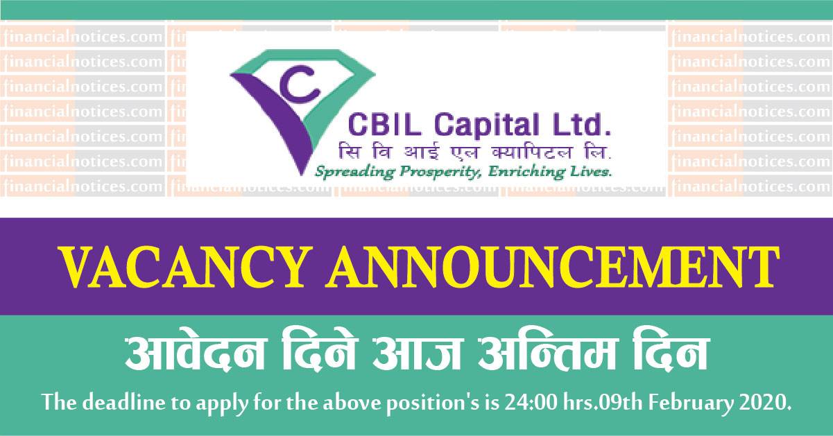 CBIL Capital Limited मा आवेदन दिने आईतबार अन्तिम दिन ।