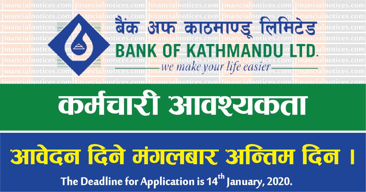 Commercial Bank मा आवेदन दिने मंगलबार अन्तिम दिन