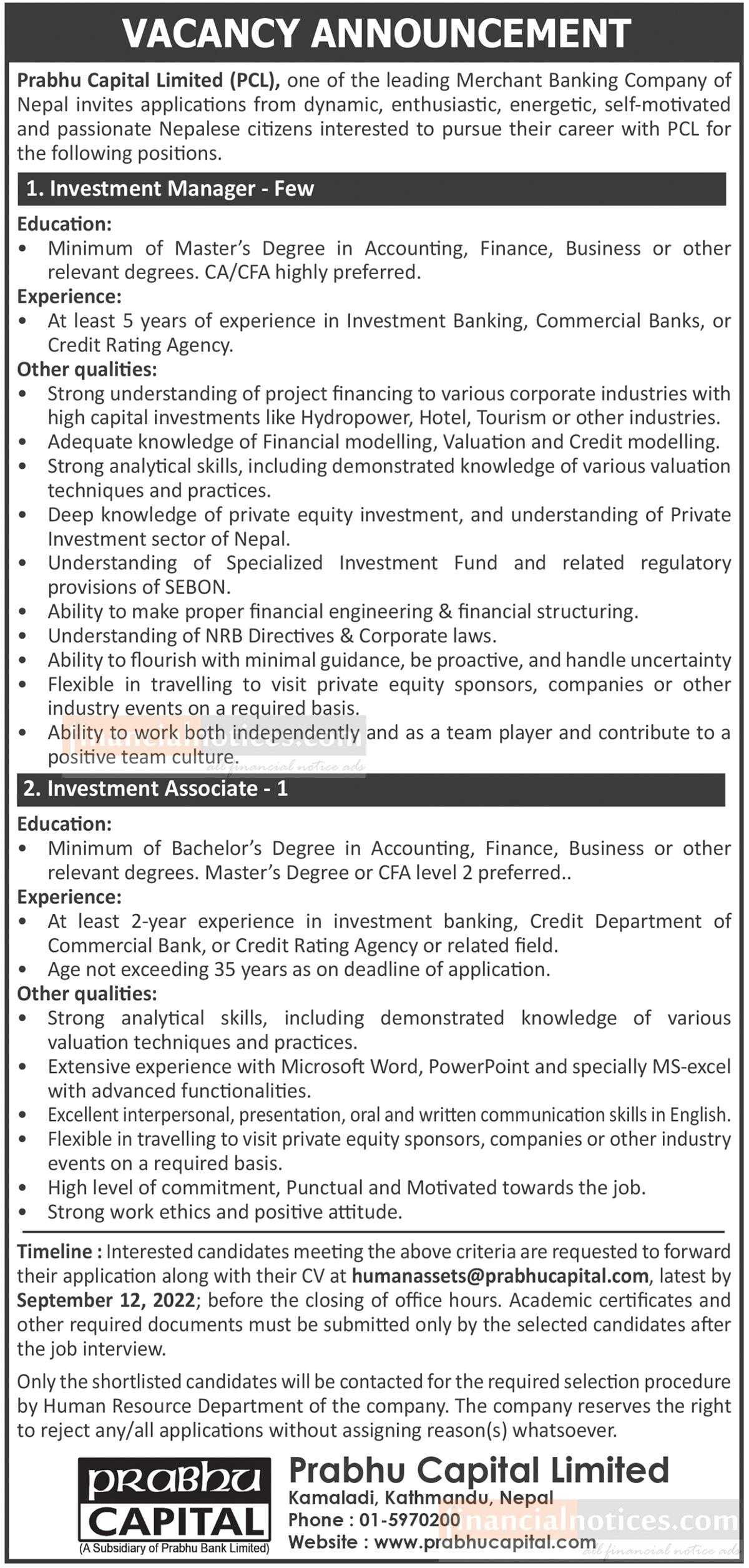 vacancy-announcement-prabhu-capital-limited