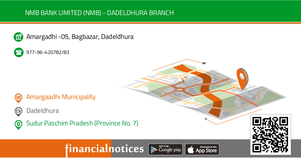 NMB Bank Limited (NMB) - Dadeldhura Branch | Dadeldhura - Sudur Paschim Pradesh (Province No. 7)
