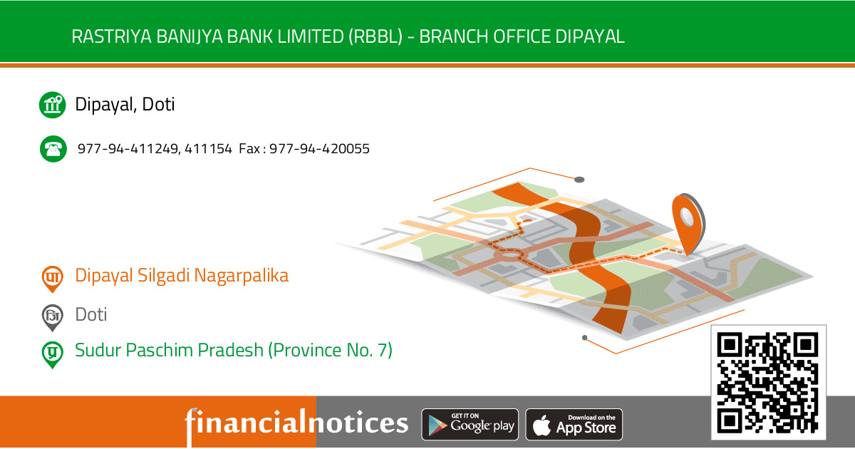 Rastriya Banijya Bank Limited (RBBL) - Branch Office Dipayal | Doti - Sudur Paschim Pradesh (Province No. 7)
