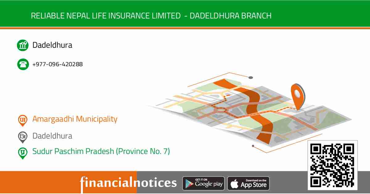 Reliable Nepal Life Insurance Limited (RNLI) - Dadeldhura Branch | Dadeldhura - Sudur Paschim Pradesh (Province No. 7)