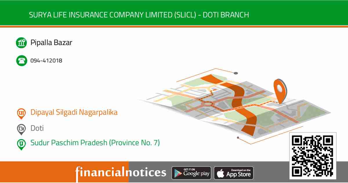 Suryajyoti life Insurance Company Limited - Doti Branch | Doti - Sudur Paschim Pradesh (Province No. 7)