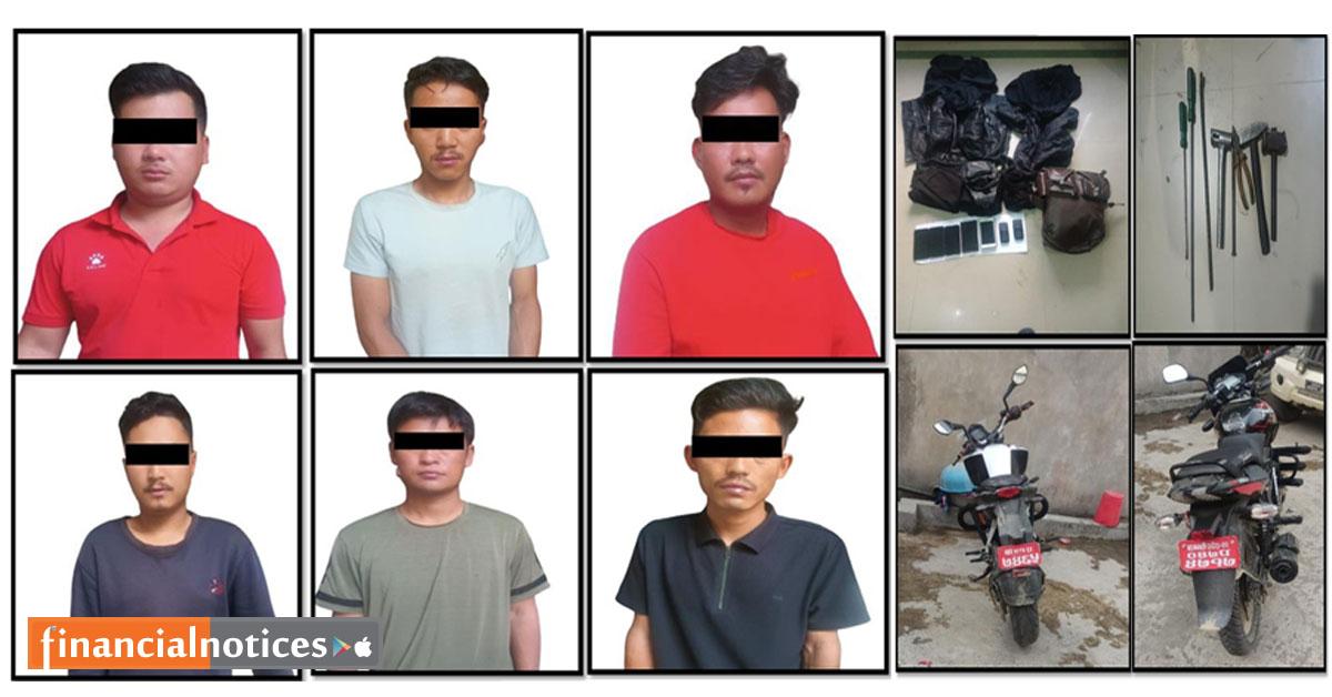 सहकारी चोरीमा संलग्न ६ जना पक्राउ