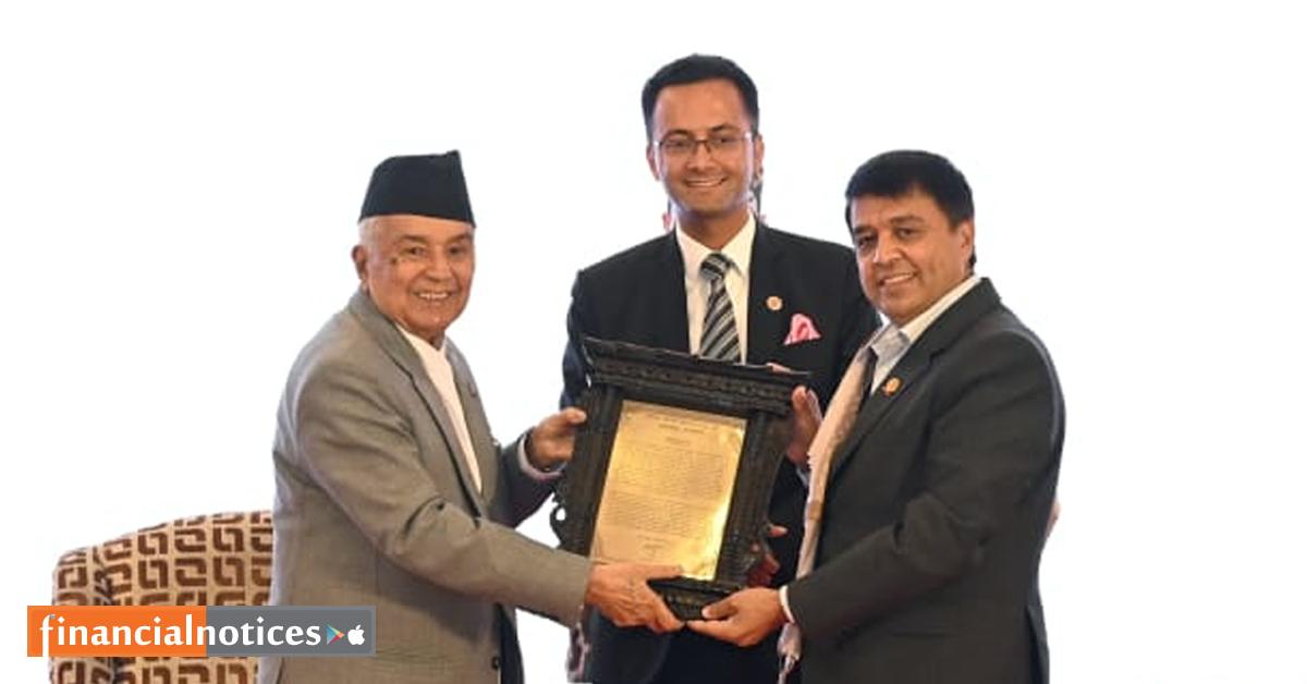 FNCCI President Chandra Prasad Dhakal Honored with Corporate Excellence Award