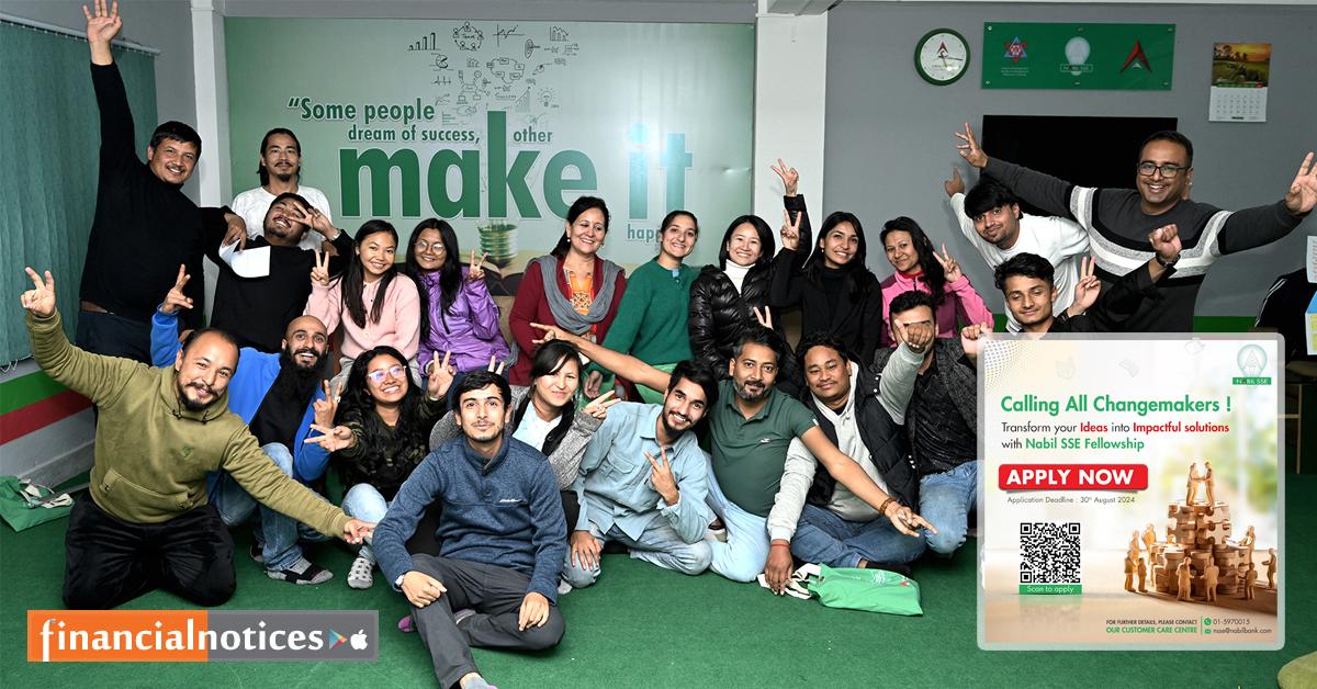नबिल बैंकको नबिल एसएसई फेलोशिप कार्यक्रमको चौथो चरणको आवेदन खुला