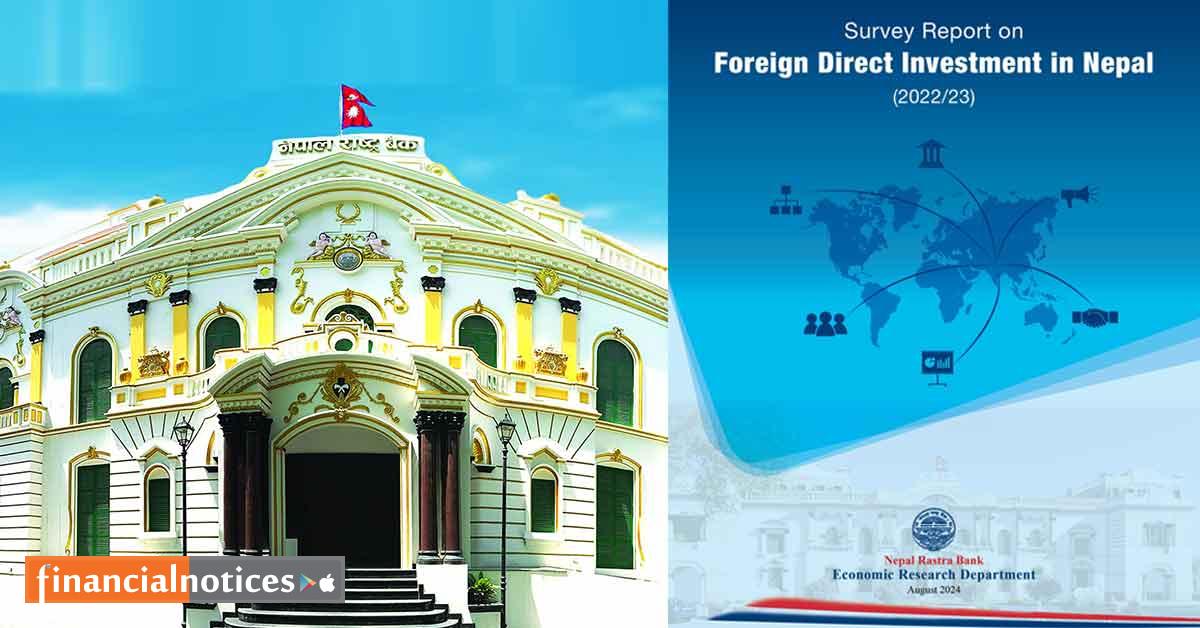 नेपालमा प्रत्यक्ष वैदेशिक लगानीमा उल्लेखनीय वृद्धि: नेपाल राष्ट्र बैंकको प्रतिवेदनले देखायो सकारात्मक प्रवृत्ति