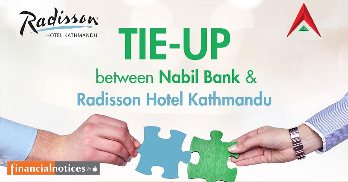 नबिल बैंकका ग्राहकलाई र्याडिसन होटलमा २० प्रतिशतसम्म छुट