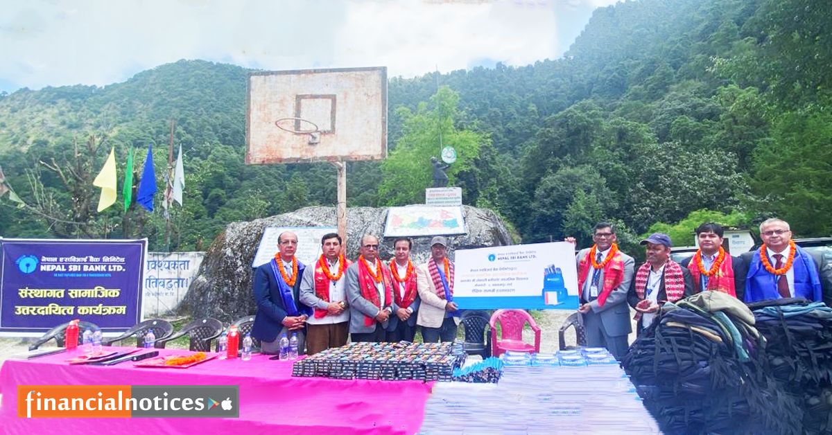Nepal SBI Bank Conducts CSR at Shree Lekali Basiphant School, Makawanpur
