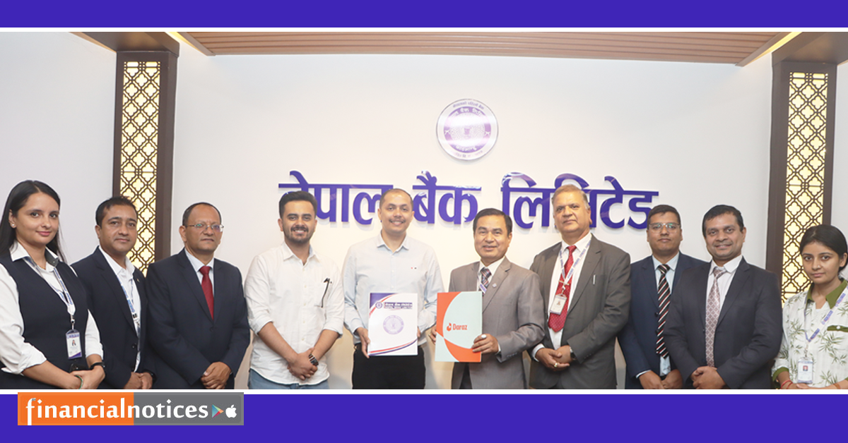 नेपाल बैंक र दराजबीच भुक्तानी सेवा सम्झौता, ग्राहकलाई अनलाइन किनमेलमा विशेष छुट