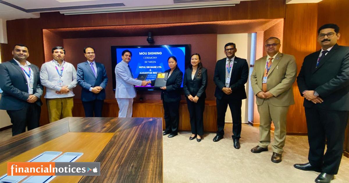 Nepal SBI Bank and Aagantuk Resort Sign Partnership Agreement in Dhulikhel