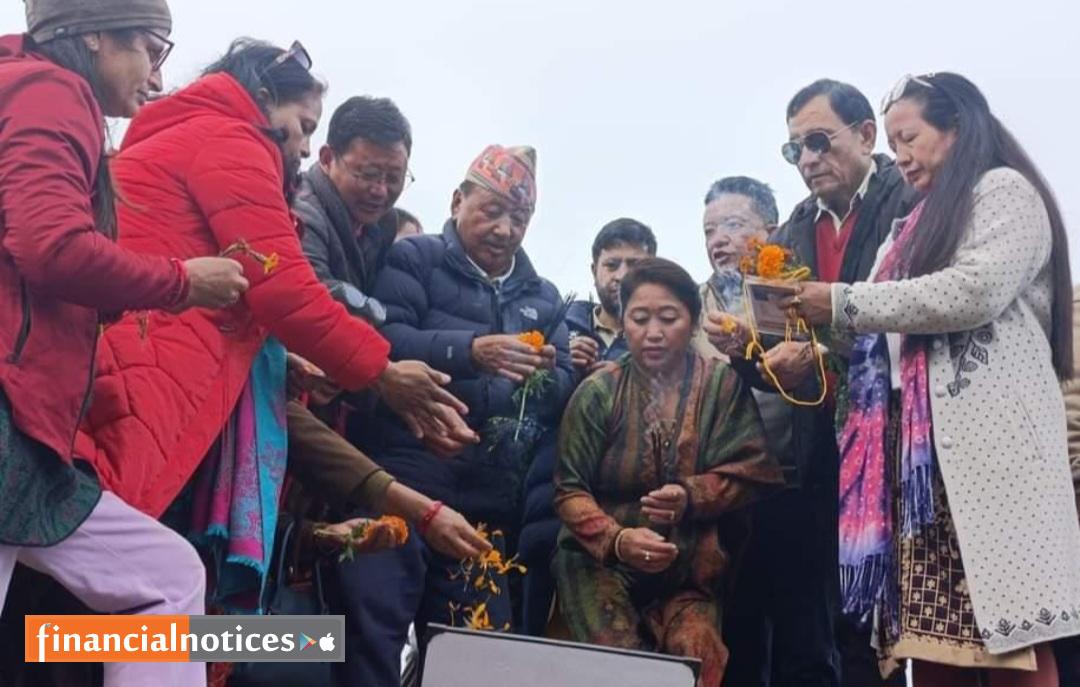 पाथीभरा केबलकारको शिलान्यास सम्पन्न, १५ महिनाभित्र निर्माण पूरा हुने लक्ष्य