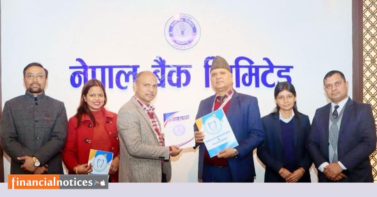 नेपाल बैंक र काठमाडौं डेन्टल हस्पिटल एण्ड रिसर्च सेन्टर प्रा.लि बीच सम्झौता