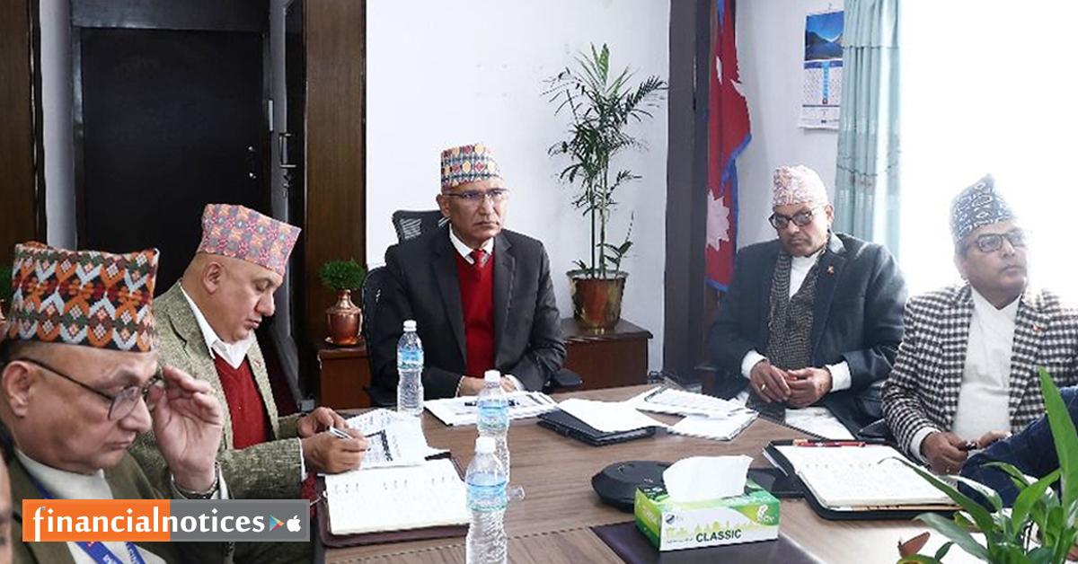 वित्तीय क्षेत्रमा प्राथमिकता निर्धारण गरी समाधान खोज्न अर्थमन्त्रीको निर्देशन