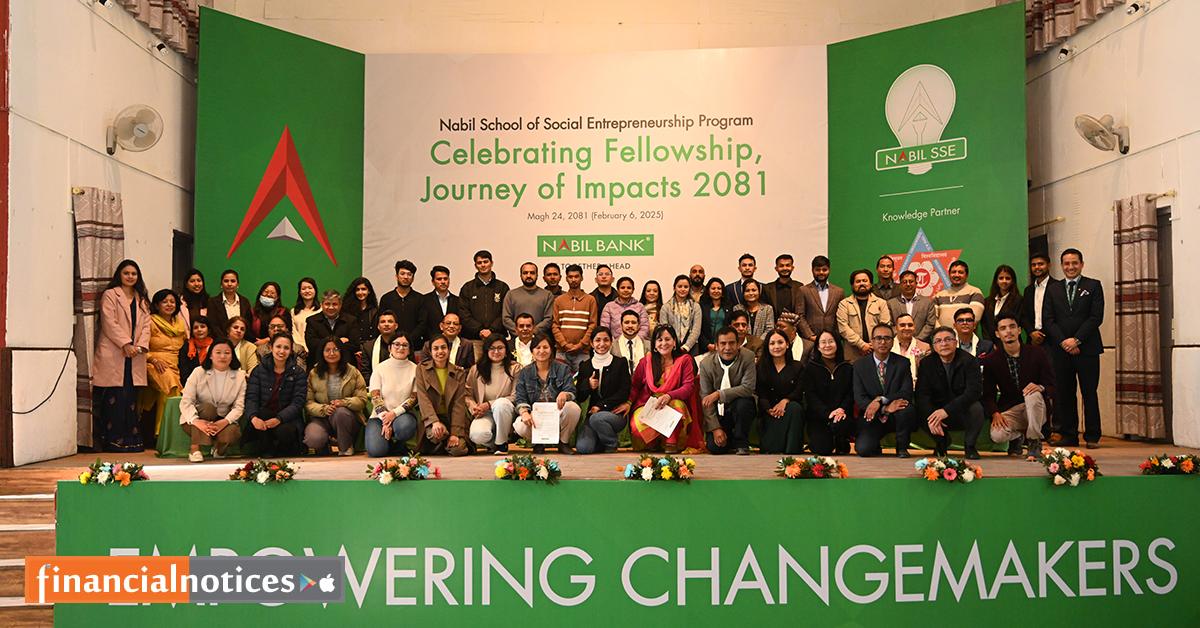 नबिल बैंकद्वारा नबिल एसएसईको 'Celebrating Fellowship, Journey of Impacts' कार्यक्रम सम्पन्न