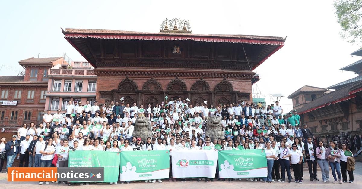 Nabil Bank organized Walkathon on International Women’s Day
