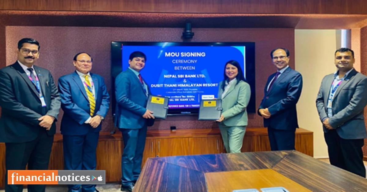 Nepal SBI Bank Signs Agreements with Dusit Thani Himalayan Resort and Hotel Crystal Pashupati