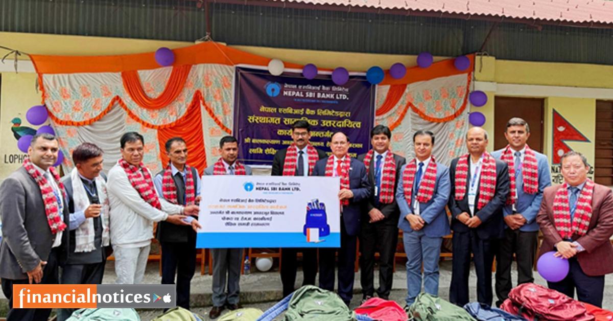 Nepal SBI Bank Uplifts Education Through CSR Initiative at Shree Balkalyan Basic School, Hemja