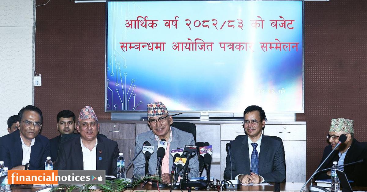 अर्थमन्त्री तथा उपप्रधानमन्त्री पौडेलद्वारा प्रस्तुत २०८२/८३ को बजेटका १० मुख्य बुँदाहरू सार्वजनिक