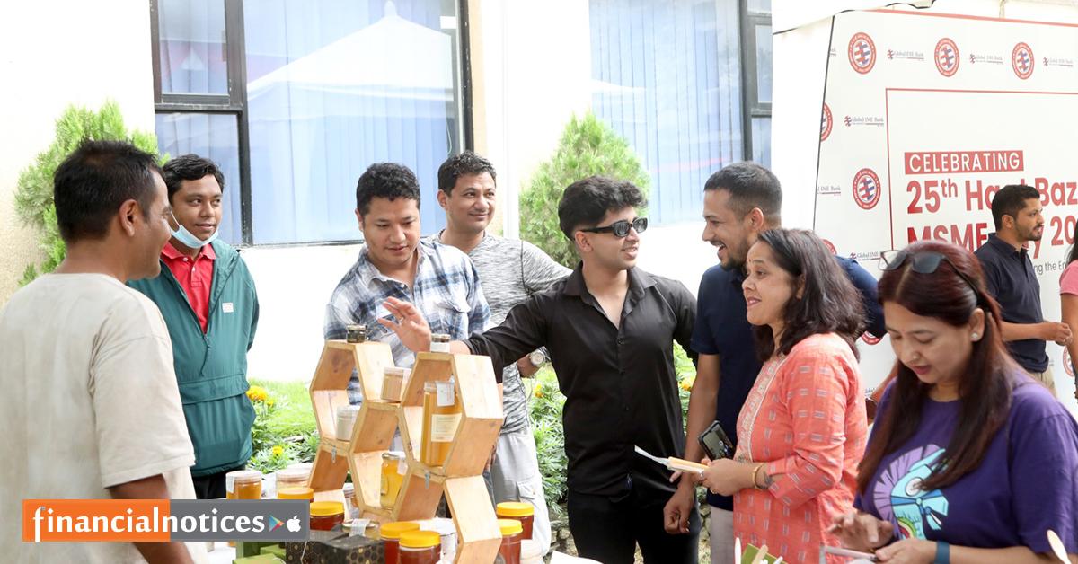 ग्लोबल आइएमई बैंकले अन्तर्राष्ट्रिय लघु, साना तथा मझौला व्यवसाय दिवस तथा ग्लोबल हाटबजारको २५औँ हप्ता भव्य रुपमा मनायो