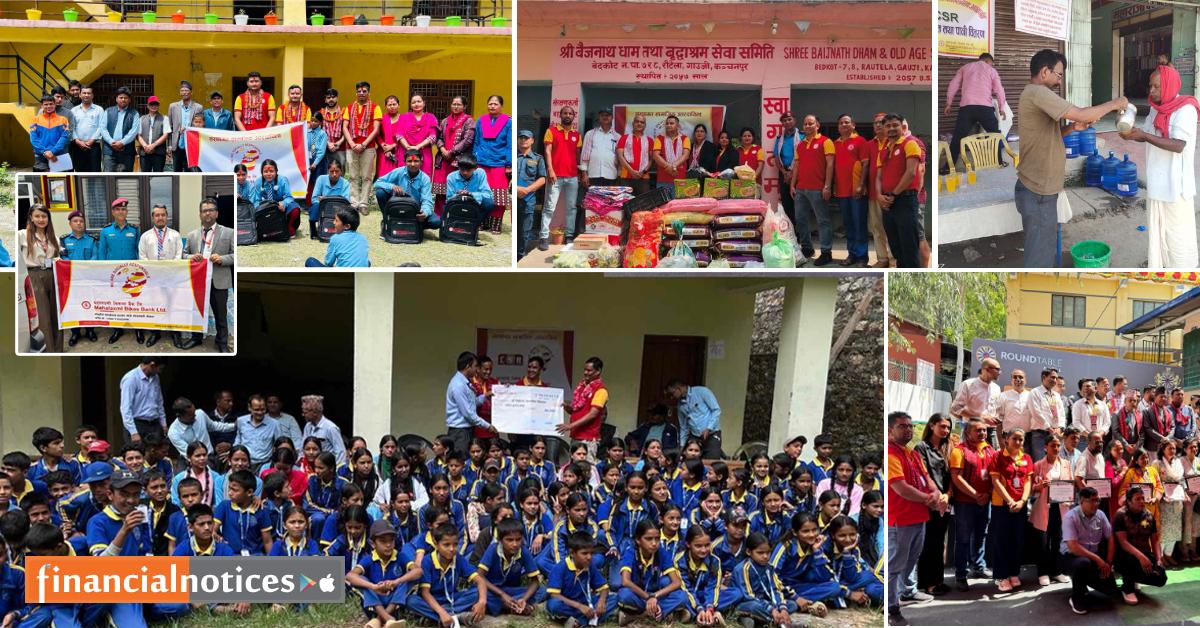 महालक्ष्मी विकास बैंकद्धारा विभिन्न संस्थागत सामाजिक उत्तरदायित्वका कार्यत्रमहरु सम्पन्न