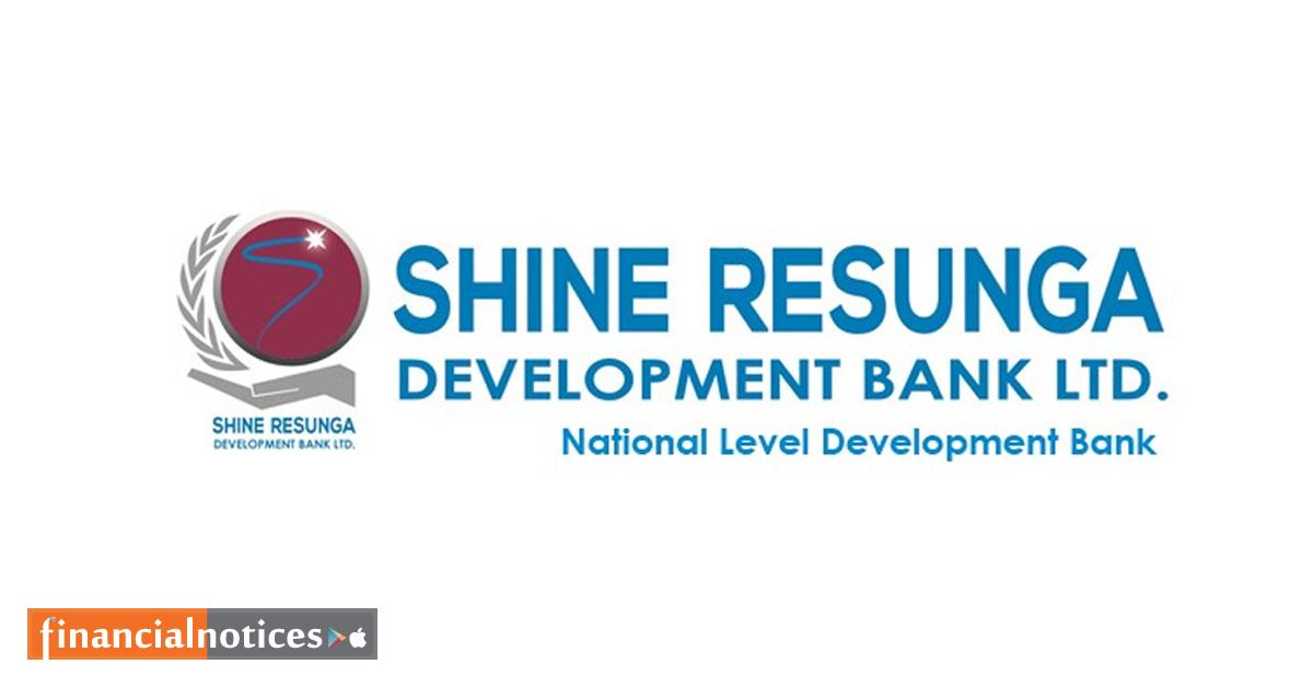 Shine Resunga Development Bank Successfully Allots 8% Debenture Worth NPR 1 Billion