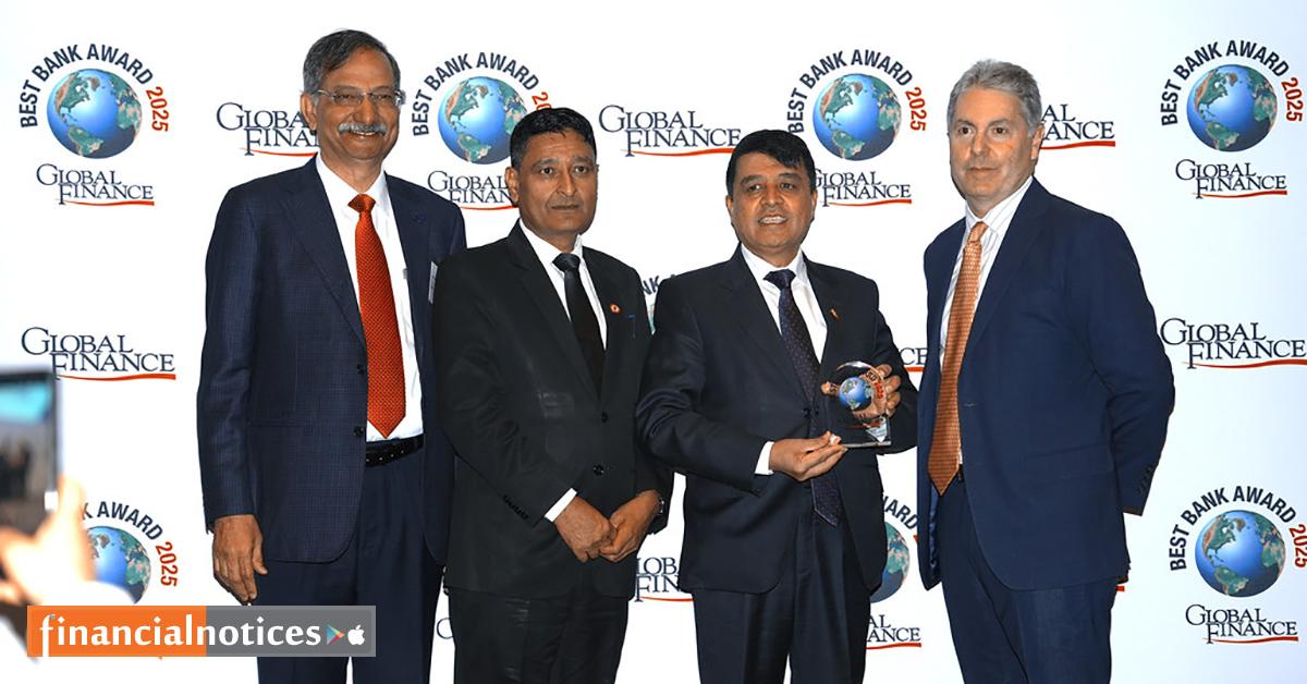 ग्लोबल आइएमई बैंक दोस्रो पटक ग्लोबल फाइनान्सको “बेष्ट बैंक अवार्ड” बाट सम्मानित