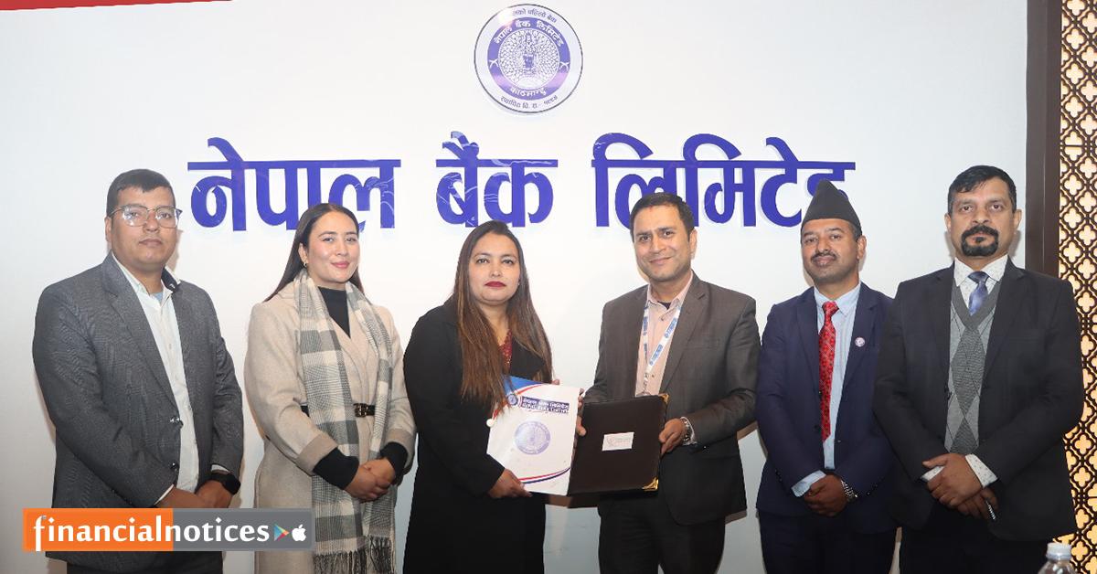 नेपाल बैंक र पाटन हेल्थ ल्याब प्रा.लि. बिच सम्झौता