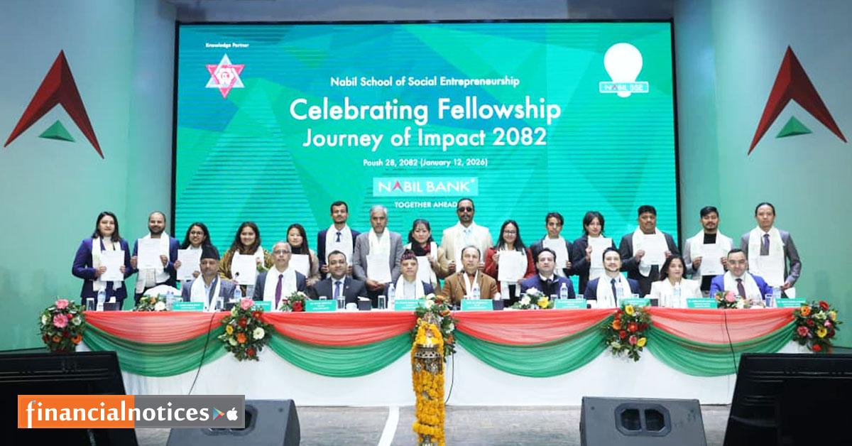 नबिल एसएसई ‘सेलिब्रेटिङ फेलोसिप २०८२’ सम्पन्न, १७ हजार रोजगारी सिर्जना गर्दै छैटौँ समूह स्वागत