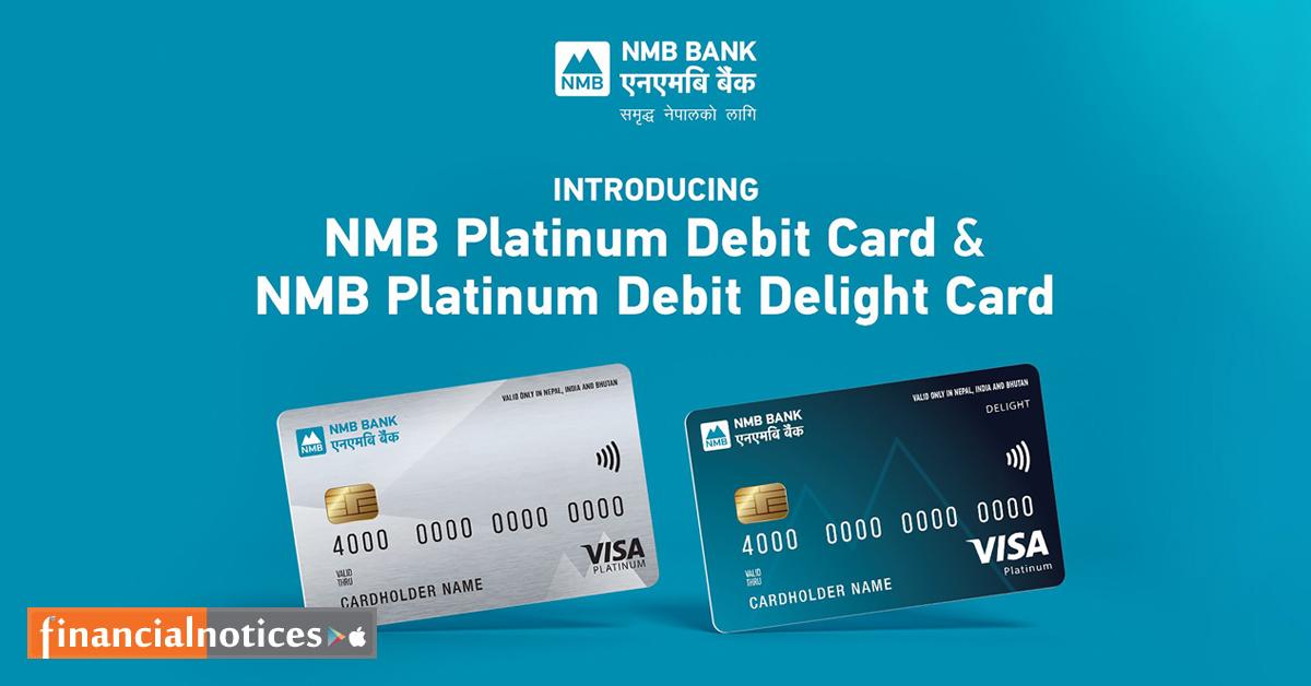 एनएमबि बैंकद्वारा नयाँ भिसा प्लाटिनम डेबिट कार्डहरू सार्वजनिक
