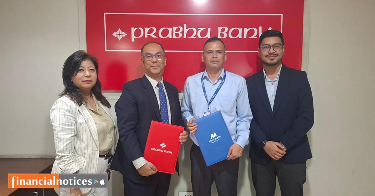 प्रभु बैंक र मर्केन्टाइलबीच सम्झौता: एसर ल्यापटप र एप्सन प्रिन्टरमा आकर्षक छुट