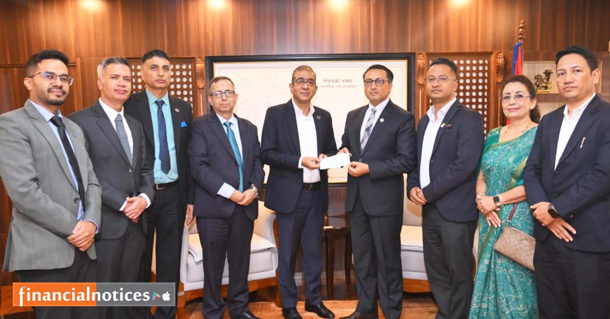भोटेकोशी बाढी प्रभावितका लागि एनएमबि बैंकको तीन करोड ५१ लाख रुपैयाँ सहयोग