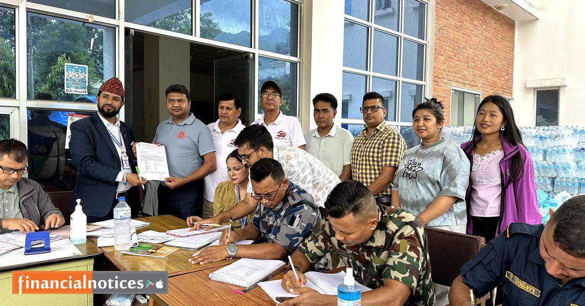नाडाद्वारा बाढीपहिरो प्रभावितलाई राहत सामग्री हस्तान्तरण