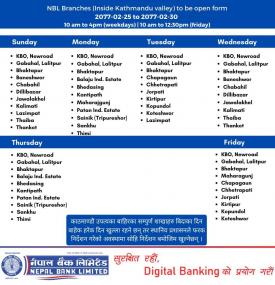 NBL Branch Opening Notice