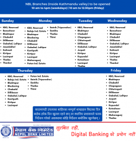 NBL Branch Opening Notice