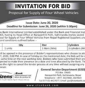 Invitation for Bids