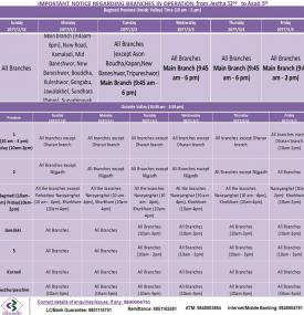 Civil Banking Hours Service