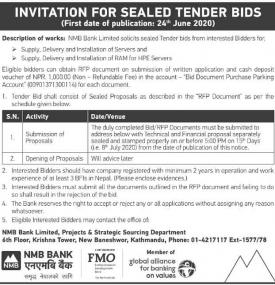 Invitation for Sealed Tender Bids