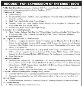 Request for Expression of Interest (EOI)