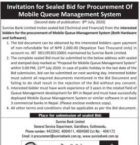 Invitation for Sealed Bid