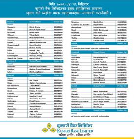 Branch Opening Hours