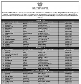 Banking Hours Notice