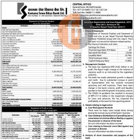 Statement of Financial Position