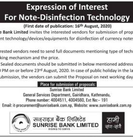 Expression on Interest (EOI)