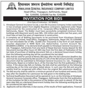 Invitation for Bids