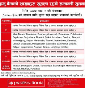 Branch Opening Notice