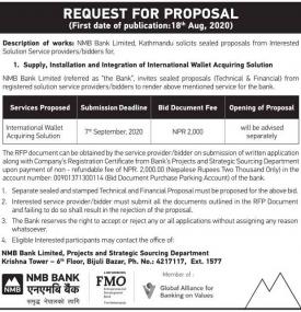 Request for Proposal