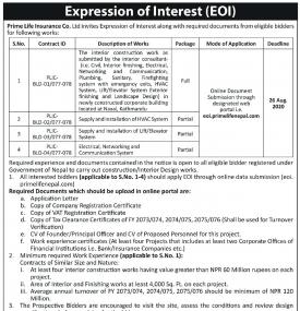 Expression on Interest (EOI)