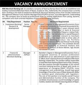 Vacancy Announcement