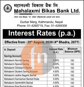 Interest Rates Notice